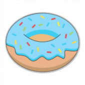 Sticker Bleu givré avec dessin à arroser (Devant)