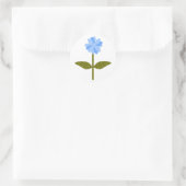 Sticker bleu pâle Fleur de marguerite (Sac)
