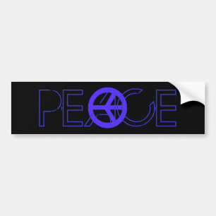 Sticker Bleu Peace