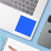 Sticker Bleu (RYB) (couleur unie) (Ordinateur portable avec iPhone)