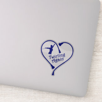 Sticker Bleu transparent 4X4 Décret