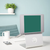 Sticker Bleu-vert (roue chromatique) Vert mer profond  (Ordinateur portable sur le bureau)