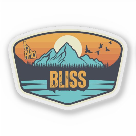 Sticker Bliss, Idaho (Devant)