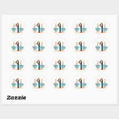 Sticker Bliss Mariage Plage (Feuille)