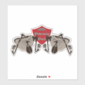 Sticker bloc bohème - Bagpipes de Tchèque (Feuille)