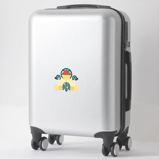 Sticker blocs de construction (Sur valise)
