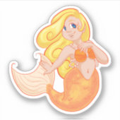 Sticker Blond Mermaid (Devant)