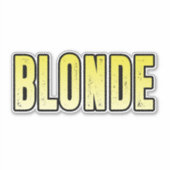 Sticker Blonde, amant blonde (Devant)