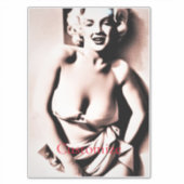 Sticker Blonde vintage Thunder_Cove (Devant)