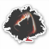Sticker Bloody Fangs Halloween (Devant)