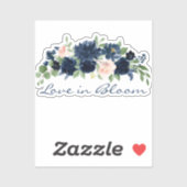 Sticker Blooms Chics | L'Amour Blush de la Marine Romantiq (Feuille)