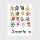 Sticker bloons td 6 (Feuille)