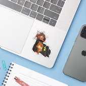 Sticker bloons td 6 (Ordinateur portable avec iPhone)