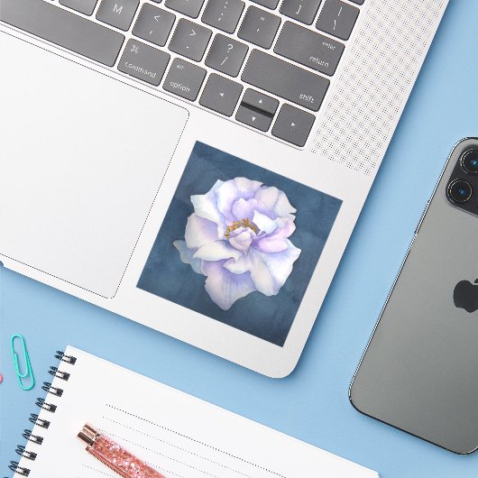 Sticker Blossom (Ordinateur portable avec iPhone)