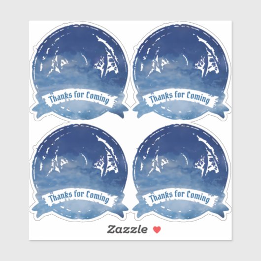 Sticker Blue Celtic Dragon | Mariage celte (Feuille)