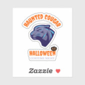 Sticker blue cougar (Feuille)