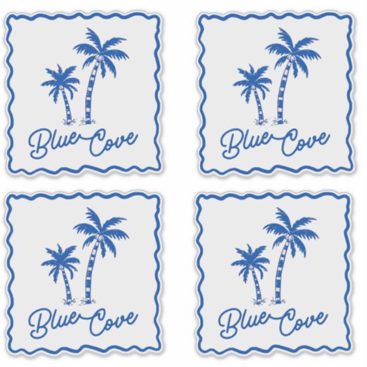 Sticker Blue Cove (Devant)