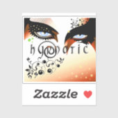 Sticker Blue Eyes Mode maquiller (Feuille)