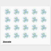 Sticker Blue Fireworks (Feuille)