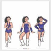 Sticker Blue Gold Dots #2 (Feuille)