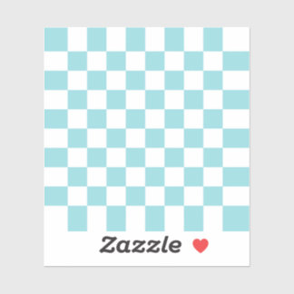 Sticker Blue Harmony Checkerboard