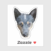 Sticker Blue Heeler / Australian Cattle Dog (Feuille)
