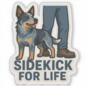 Sticker Blue Heeler Friend (Devant)