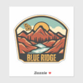 Sticker Blue Ridge, Géorgie (Feuille)