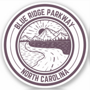 Sticker Blue Ridge Parkway Scenic Byway Virginie Nord C