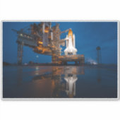 Sticker Blue Sky for Space Shuttle Atlantis Launch (Devant)