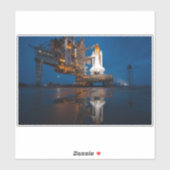 Sticker Blue Sky for Space Shuttle Atlantis Launch (Feuille)