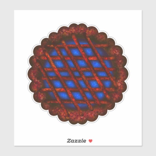 Sticker Blueberry Pie (Feuille)