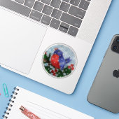 Sticker Bluebird (Ordinateur portable avec iPhone)