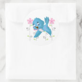 Sticker-Bluebird Ronde Sticker (Tas)