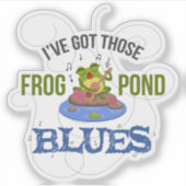 Sticker Blues Frog Pond (Devant)