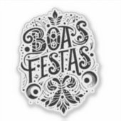 Sticker Boas Festas (Devant)