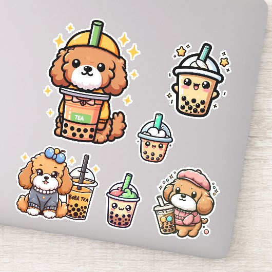Sticker Boba Cavoodle (Détail)