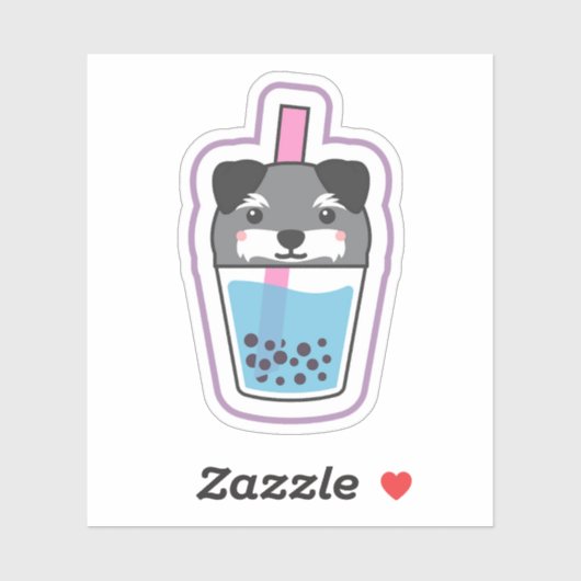 Sticker Boba de chien (Feuille)