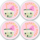 Sticker Boba Extraordinaire - Pack de 4 (Devant)