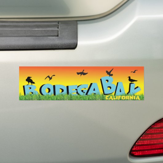 Sticker Bodega Bay (En voiture)