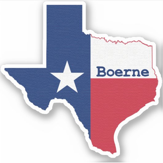 Sticker Boerne Texas (Devant)