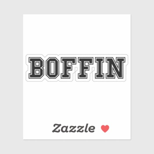 STICKER BOFFIN (Feuille)