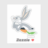 Sticker BOGS BUNNY™ avec carotte (Feuille)