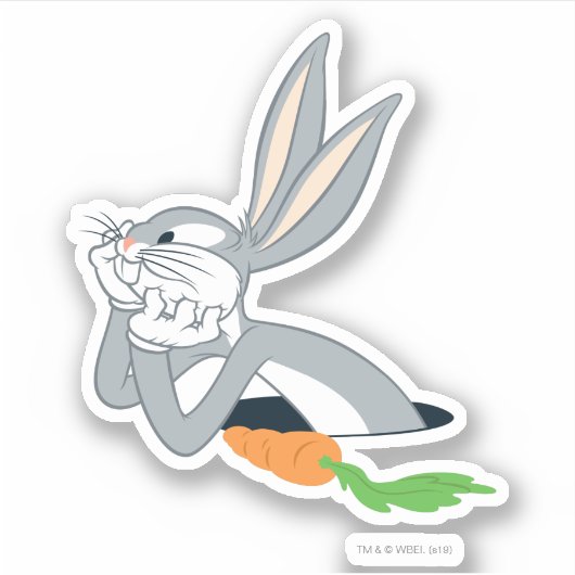 Sticker BOGS BUNNY™ avec carotte (Devant)