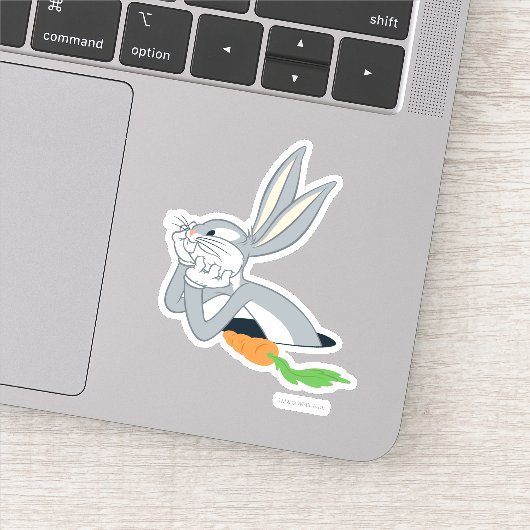 Sticker BOGS BUNNY™ avec carotte (Détail)