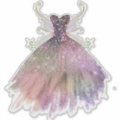 Sticker Bohême Fairy Ball Gown | Boudin Ombre (Devant)