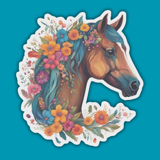 Sticker Bohemian Horse Waterproof