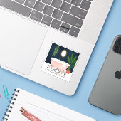 Sticker Boho Bath II (Ordinateur portable avec iPhone)