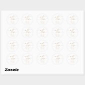 Sticker Boho Chic Gold et White Mint à être préfér (Feuille)