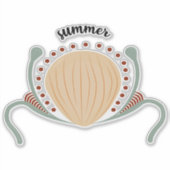 Sticker Boho d'été (Devant)